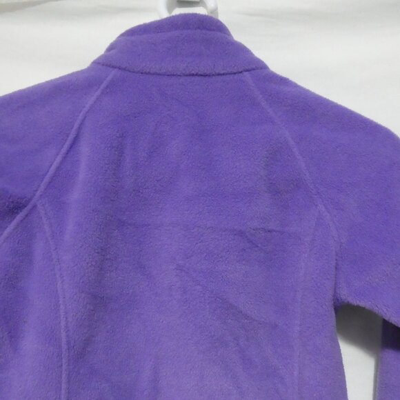 COLUMBIA SPORTSWEAR | medium (10/12) | Soft & Comfy Purple Fleece Zip-Up Jacket - Picture 11 of 15